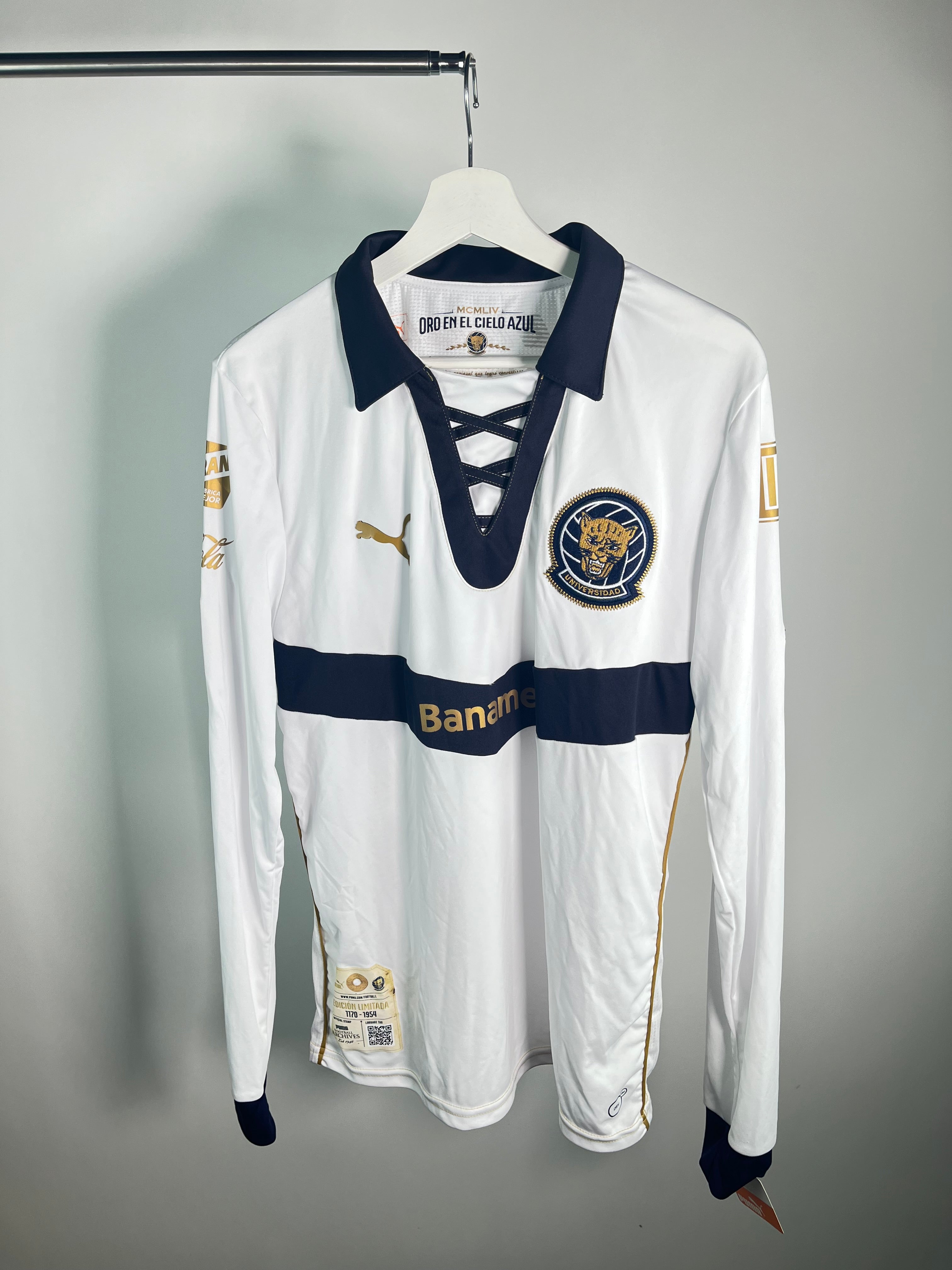 Jersey Pumas aniversario 2013–2014 manga larga (L)